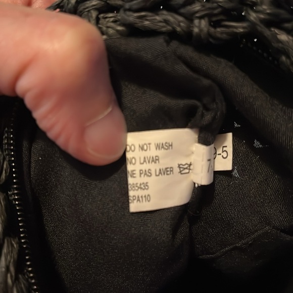 Macrame straw bag VGUC - Picture 6 of 9